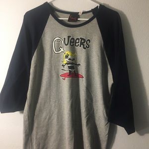 The Queers - baseball concert tee